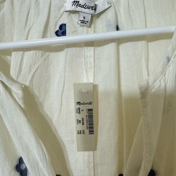 NWT OLDSTOCK Madewell Jacquard Long Sleeve Tunic Babydoll Dress $145 Sold Out-S - Picture 3 of 4